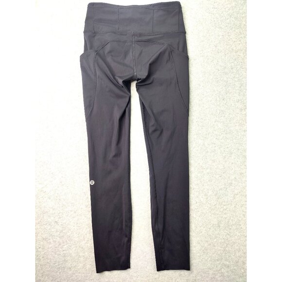 Lululemon Women's Black Leggings Size 4 - Picture 3 of 8